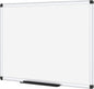 VIZ-PRO Magnetic Whiteboard 24x18 Inches – Dry Erase Board with Aluminum Frame – Wall-Mount Classroom & Office White Board