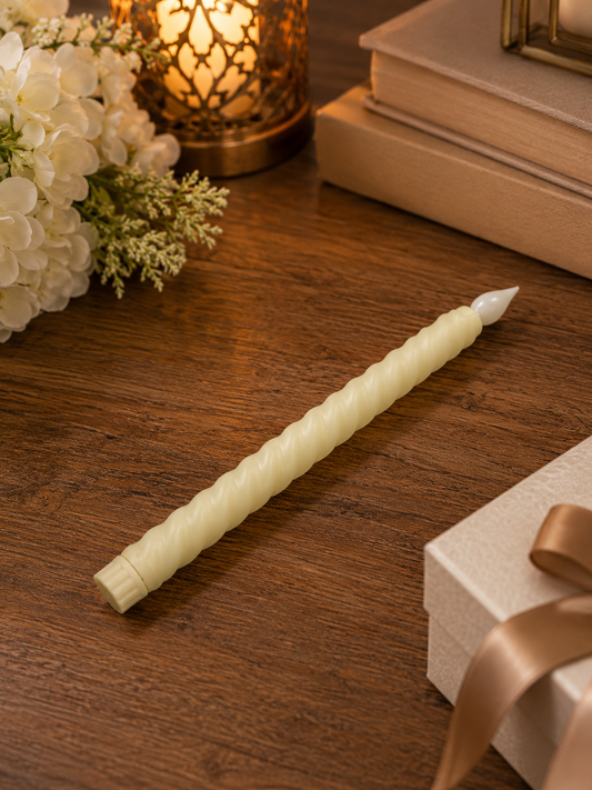 LED Spiral Candle – Luxury Decorative Light | Premium Home & Event Décor