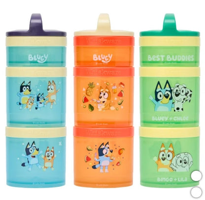 Whiskware Bluey Snack Container, 3-pack