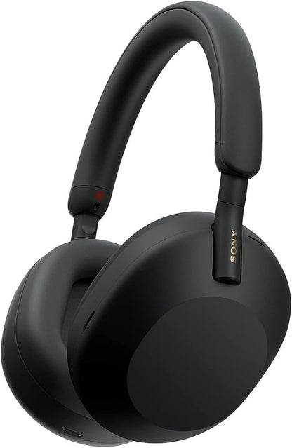 Sony WH-1000XM5 Wireless Industry Leading Noise Cancelling Headphones with Auto Noise Cancelling Optimizer, Crystal Clear Hands-Free Calling, and Alexa Voice Control, Black