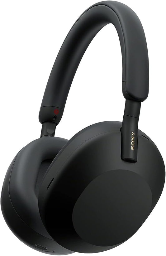 Sony WH-1000XM5 Wireless Industry Leading Noise Cancelling Headphones with Auto Noise Cancelling Optimizer, Crystal Clear Hands-Free Calling, and Alexa Voice Control, Black