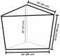 Schluter KERDI-Board-SB Triangular Shower Bench KBSB610TA