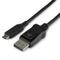 3.3ft (1m) USB C to DisplayPort 1.4 Cable - 8K/5K/4K USB Type-C to DP 1.4 Alt Mode Video Adapter Converter - HBR3/HDR/DSC - 8K 60Hz DP Monitor Cable - USB-C/Thunderbolt