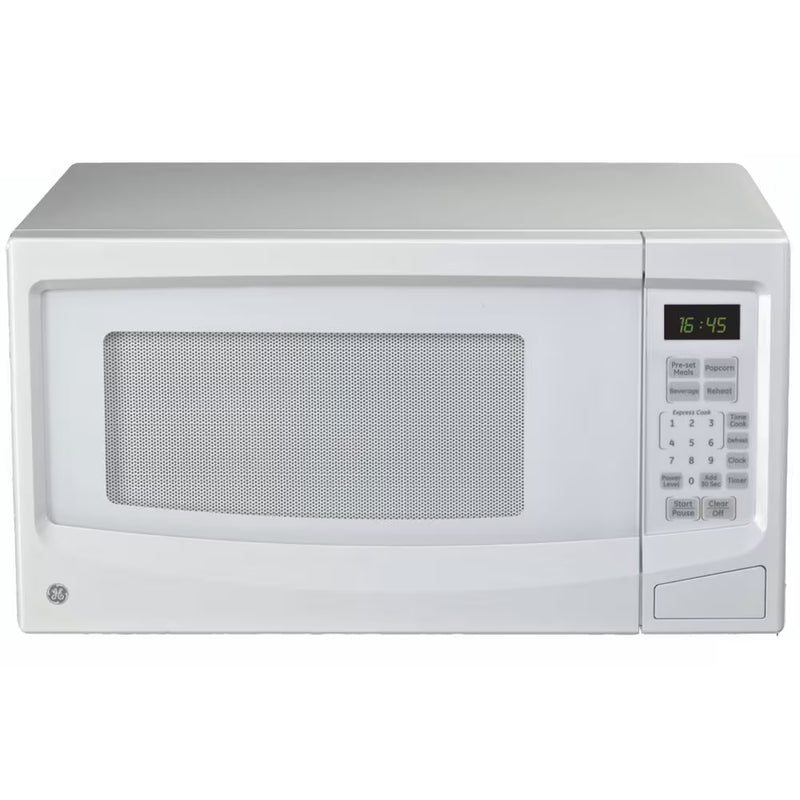 GE 1.1 cu. ft. Countertop Microwave Oven in White