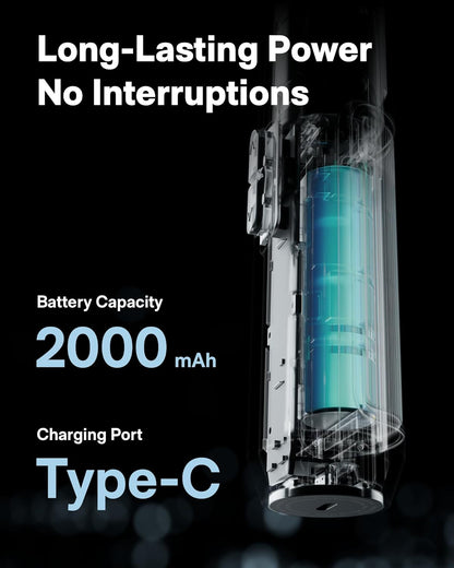 HOTO PixelDrive Electric Screwdriver – Smart Display Cordless Screwdriver with 6 Torque Settings, 30 Bits, LED Light & USB-C Rechargeable Battery