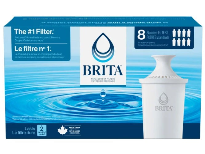 Brita Replacement Filters, 8-pack