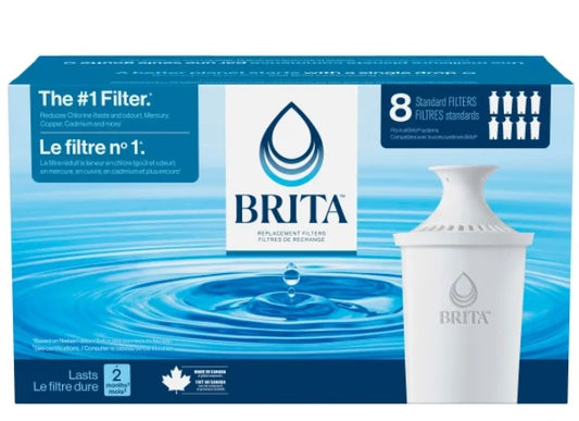 Brita Replacement Filters, 8-pack - PuriLite