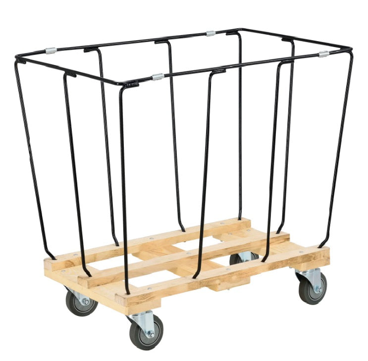 Global Industrial™ KD, 8 Bushel, Canvas Basket Bulk Truck