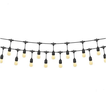 OVE 48 ft. (14.63 m) Glass Weatherproof LED String Lights