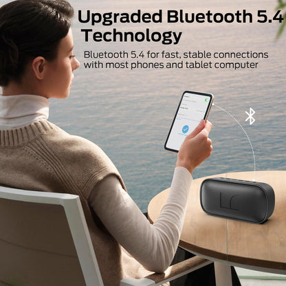 Monster S150 - Bluetooth 5.4 Speaker with IPX7 Waterproof, 20W Stereo Sound, 20H Playtime, Multi-Channel Connection