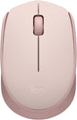 Logitech M170 Wireless Mouse for PC, Mac, Laptop, 2.4 GHz with USB Mini Receiver, Optical Tracking, 12-Months Battery Life, Ambidextrous - Rose