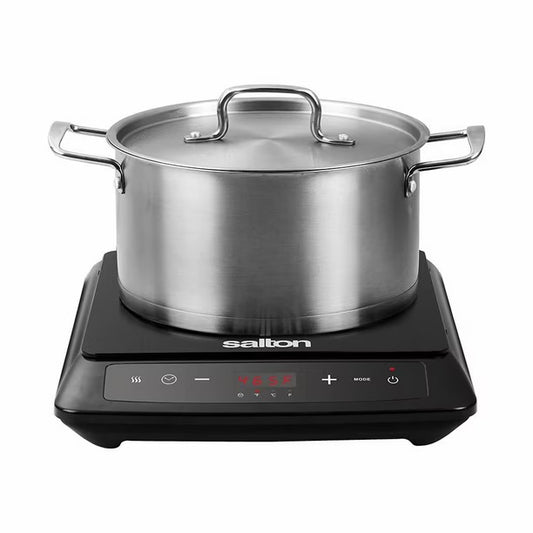 Salton Portable Induction Cooktop ID2113, 8 Cooking Levels, 1500 W - PuriLite