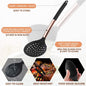 Silicone Cooking Utensil Set, Fungun 24pcs Silicone Cooking Kitchen Utensils Set, Non-Stick Heat Resistant - Best Kitchen Cookware with Copper Stainless Steel Handle - Black(Large, Non Toxic)