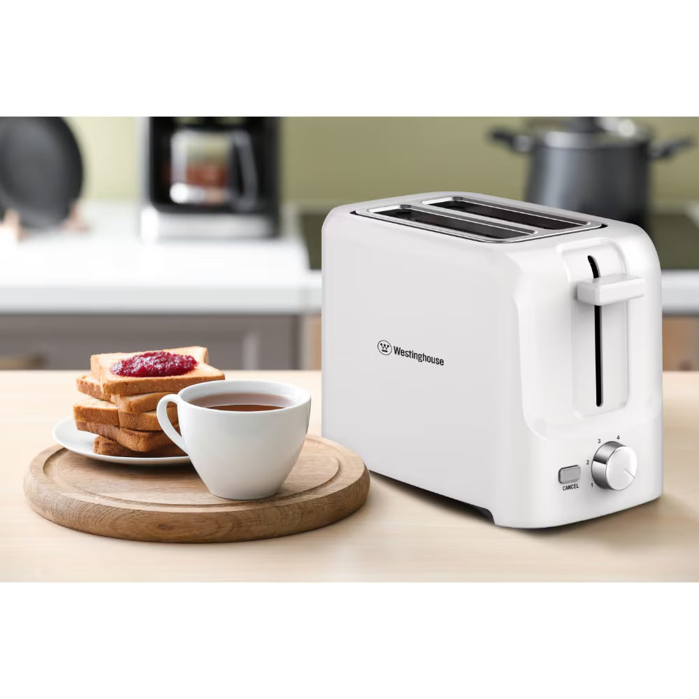 Westinghouse 2 Slice Toaster, White - PuriLite