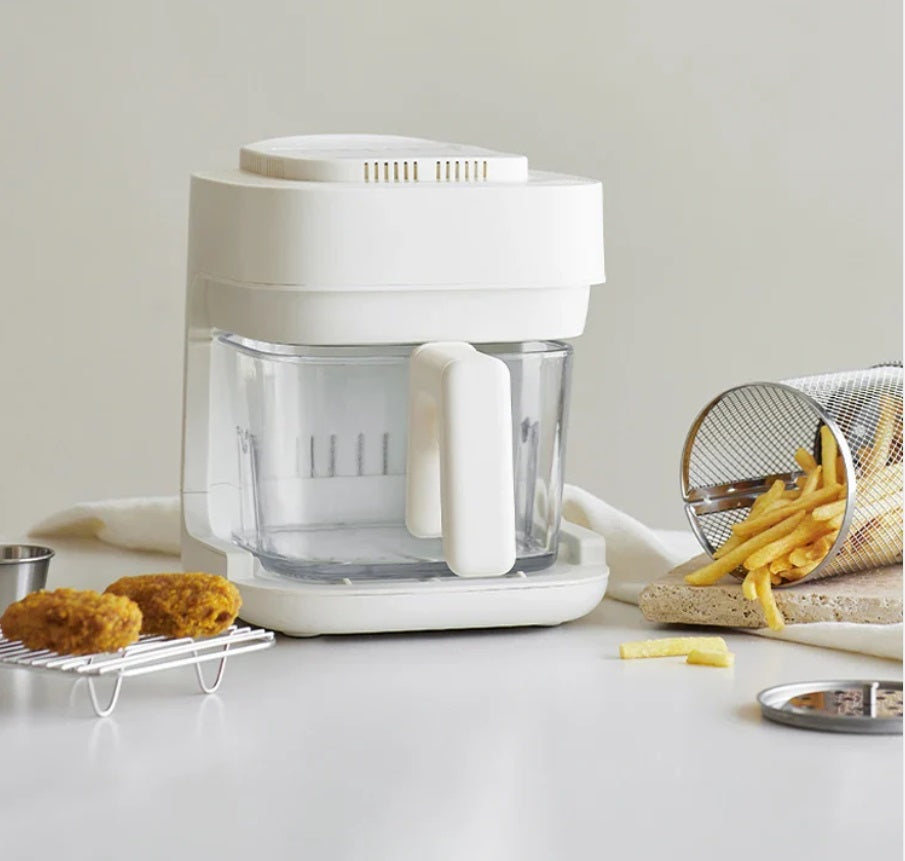 Glass box air fryer glass household visual multi-function smart electric fryer without flip - PuriLite