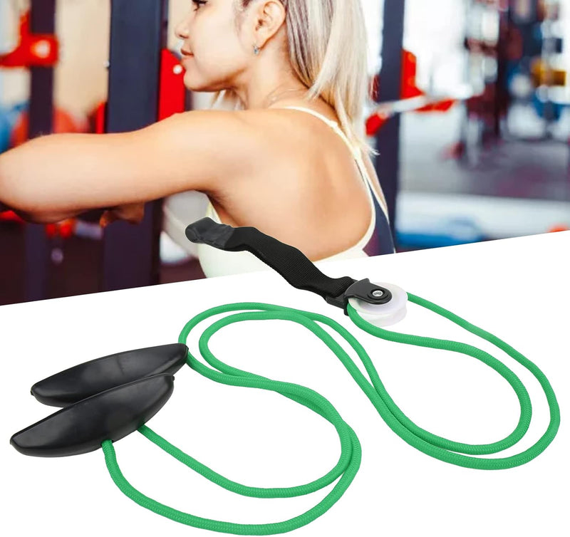 Shoulder Pulley, Home over Door Pulley Portable Door Band Resistances Workout Equipment for Alleviate Shoulder Pain and Physical Therapy (Green)