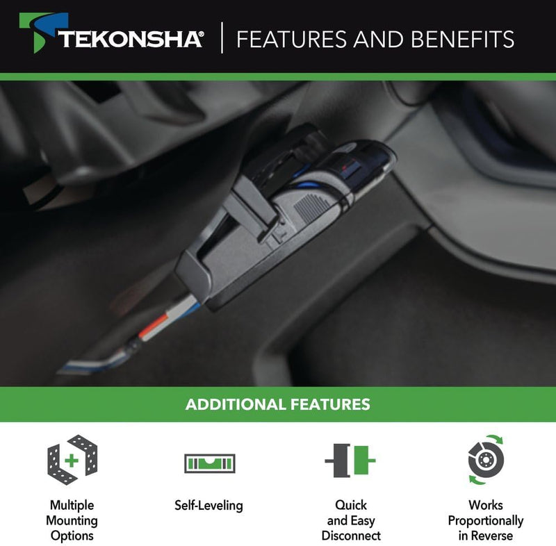 Tekonsha 90160 Primus IQ Electronic Brake Control, Grey