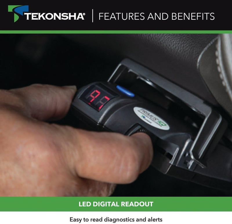 Tekonsha 90160 Primus IQ Electronic Brake Control, Grey