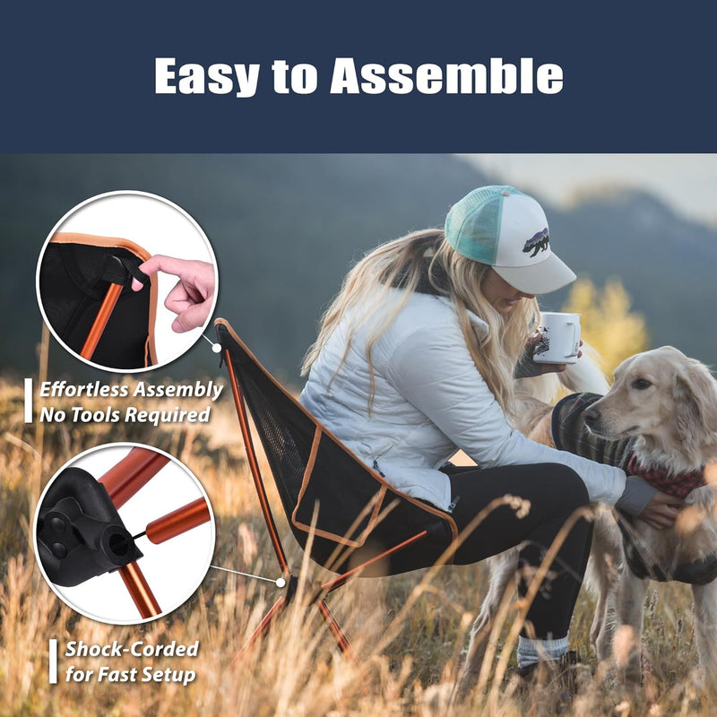 TREKOLOGY Camping Chairs, Folding Camping Chair, Outdoor Chairs, Lawn Chairs Camp Chair Chaise Camping Pliante Portable Camping Folding Chair Outdoor Folding Chair Chaise de Camping Chairs for Adults