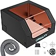 VEVOR Laser Engraver Enclosure, 31.5 x 31.5 x 19.6", Dual-Direction Viewing, Flame Retardant and Fireproof Protective Cover, with Exhaust Fan and Pipe, Insulates Smoke, Noise and Eye Protection - PuriLite