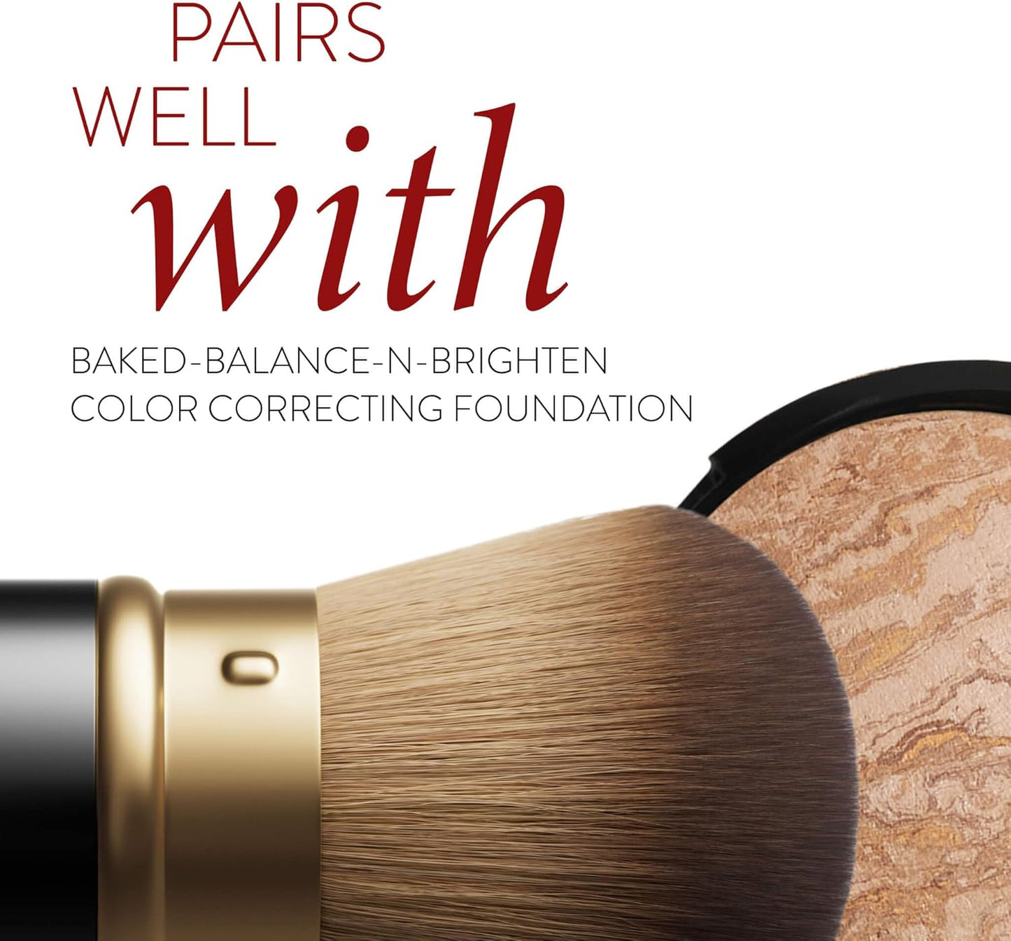 LAURA GELLER NEW YORK Dual-Ended Blush + Bronzer Brush - Blush Bronzer Contour Face Makeup Brush