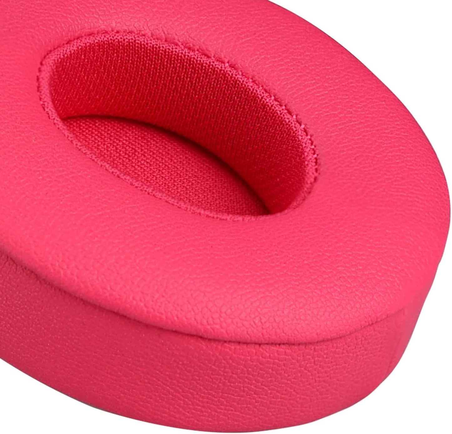 SoloWIT® Ear Pads Cushions Replacement, Earpads for Beats Solo 2 & Solo 3 Wireless On-Ear Headphones with Soft Protein Leather, Stronger Adhesive, Noise Isolation Memory Foam - Black