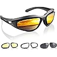 BELINOUS Polarized Motorcycle Riding Glasses Goggles for Men