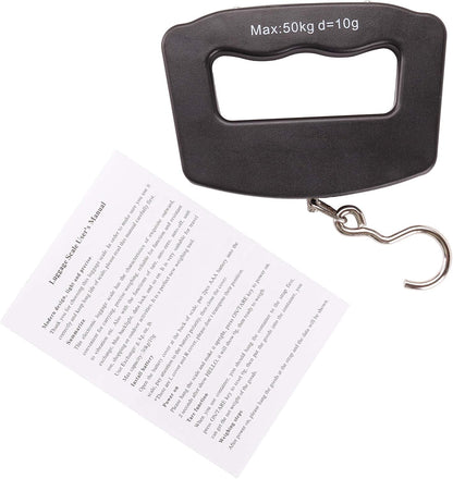 Kinstecks 110lb/50kg Fish Scales Backlit LCD Portable Electronic Balance Digital Fishing Scale Hanging Scale for Hunting Fishing Postal Kitchen