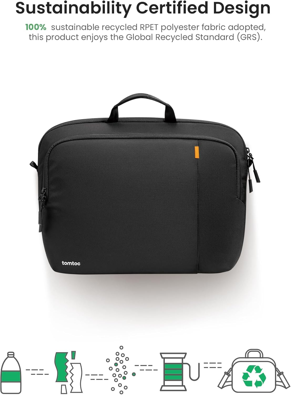 tomtoc 360 Protective Laptop Carrying Case for 16-inch MacBook Pro M4/M3/M2/M1 Pro/Max A3403 A3186 A2991 A2780, Water-resistant Laptop Shoulder Bag fits 15-inch MacBook Air M4 2025, M3/A3114, M2/A2941