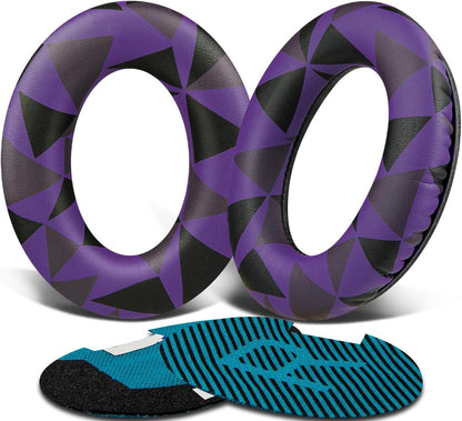 SoloWIT Earpads Cushions for Bose Headphones, Replacement Ear Pads for Bose QuietComfort 15 QC15 QC25 QC2 QC35/Ae2 Ae2i Ae2w/SoundTrue & SoundLink Around-Ear Series - QC25 PL Black&Blue