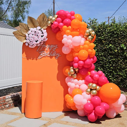Gold Metallic Chrome Latex Balloon Arch Kit, 102PCS 18In 12In 10In 5In Arch Garland For Festival Picnic, Engagement, Wedding, Birthday Party, Gold Theme Anniversary Decoration With 33FT Ribbon