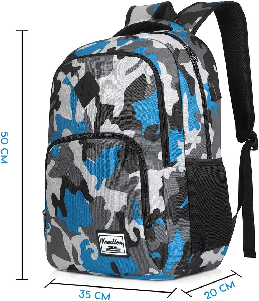 Backpack for Teen Girls,Boys School Backpack for Women with USB,College Backpack,Big Flower