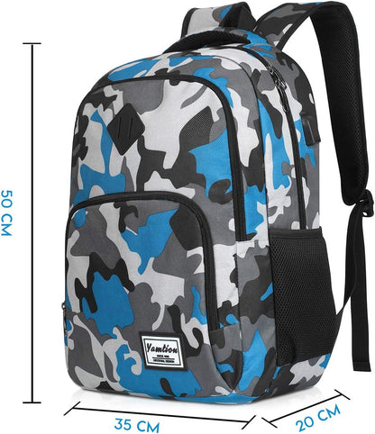 Backpack for Teen Girls,Boys School Backpack for Women with USB,College Backpack,Big Flower