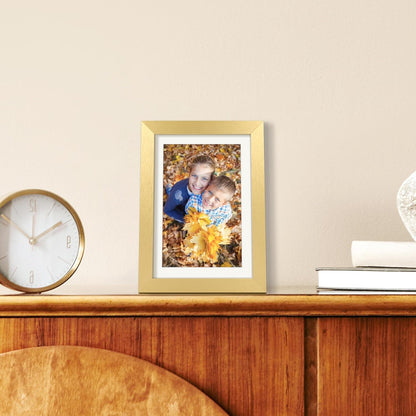 upsimples 11x14 Picture Frame, Display Pictures 8x10 with Mat or 11x14 Without Mat, Wall Hanging Photo Frames, Black