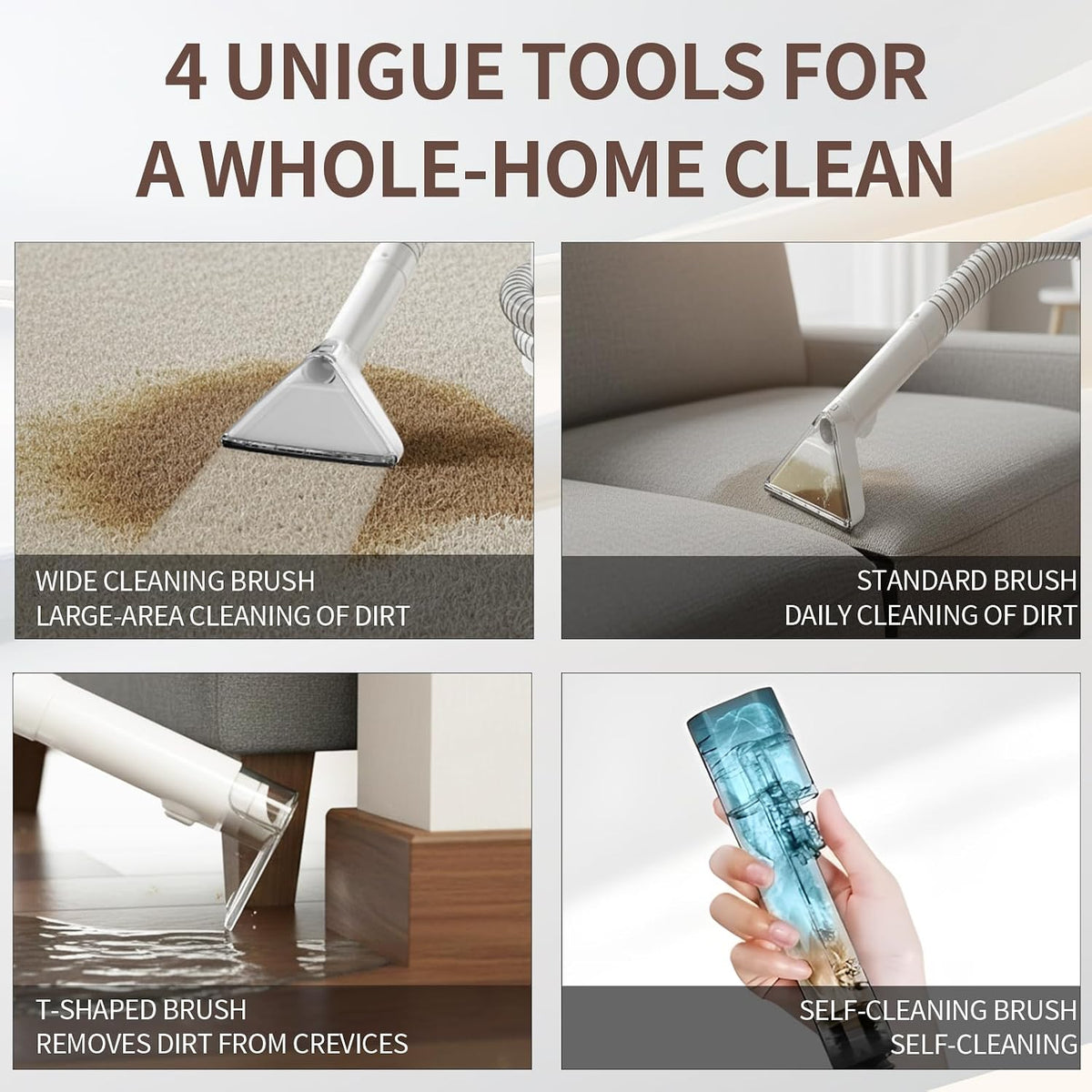Portable Carpet & Upholstery Cleaner | Dual Tank Spot Cleaning Machine