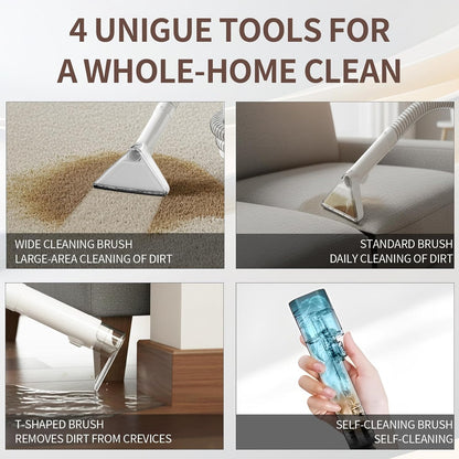Portable Carpet & Upholstery Cleaner | Dual Tank Spot Cleaning Machine