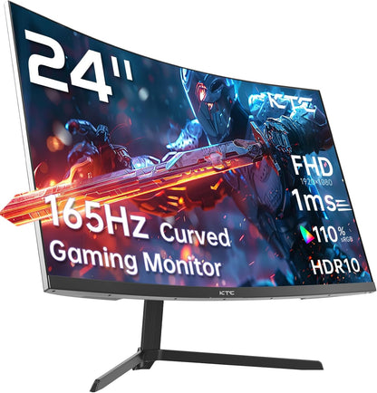KTC 32 Inch 2K Computer Monitor, IPS 1440p Monitor with Ultra-Thin Bezels, HDR10, Freesync/G-sync, HDMI/DP Ports, Tilt Adjustable, Eyecare, Ideal for Business, Office, and Casual Gaming
