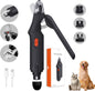 CATPICK 2-in-1 Cat Nail Clippers & Dog Nail Clippers Trimmers for Large Medium Small Dogs Cats Claw Trimmer Quick Sensor and Safety Guard USB Rechargeable with 2 LED Lights Dogs Nail Trimmer