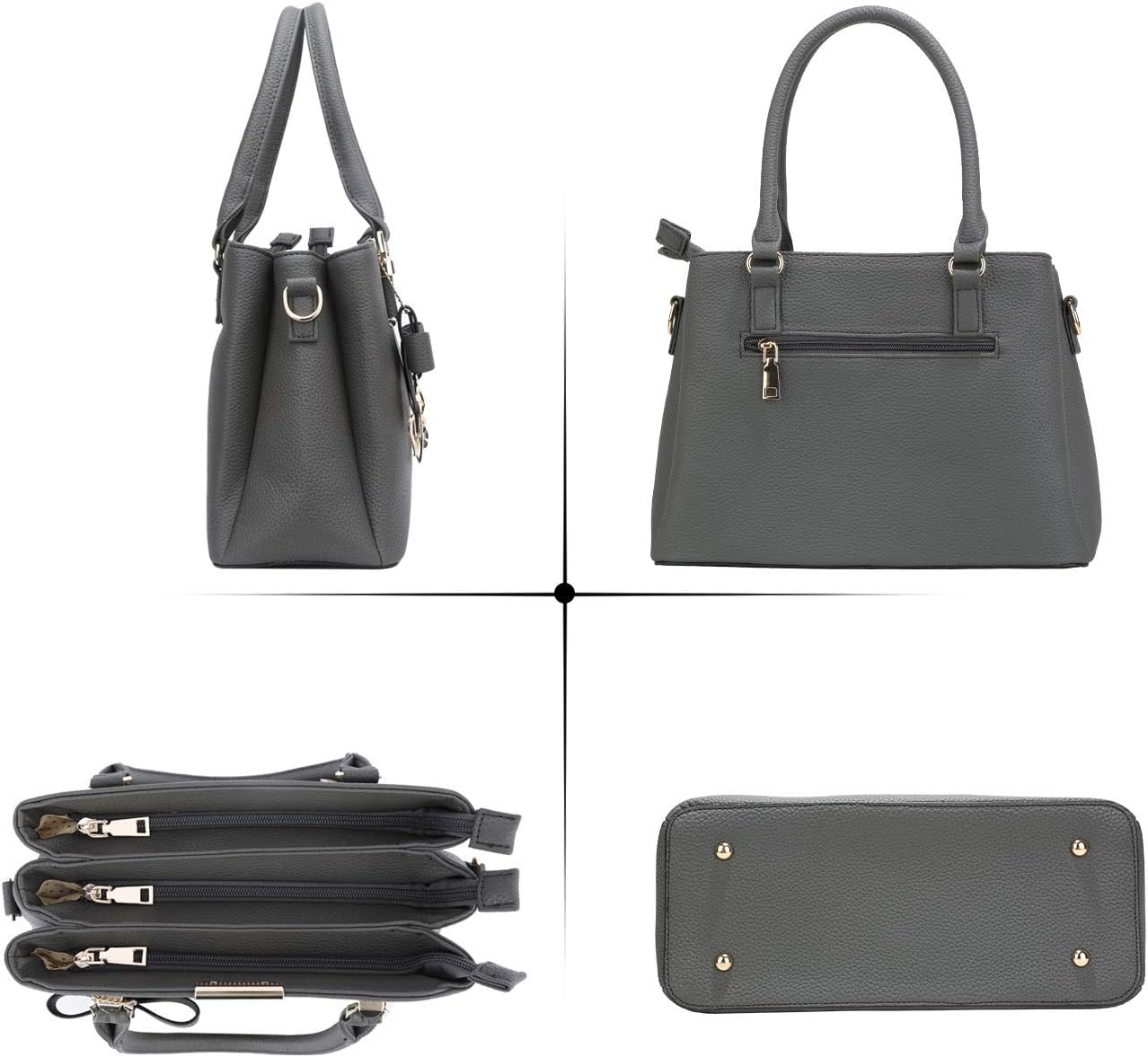 KKXIU Trendy Tote Bag for Women Lightweight Oxford Big Capacity Shoulder Purses and Handbags