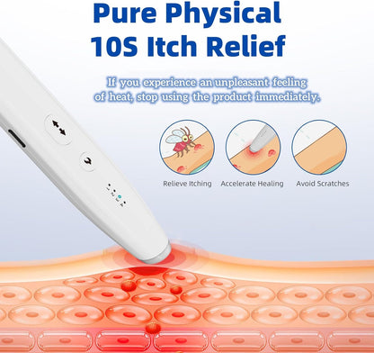 Berrcom Insect Sting and Bite Relief Stick, Chemical-Free Treatment of Insect Bites for Symptom Relief from Itching and Swelling Rechargeable Bug Bite Itch Relief Thing for Mosquito Bites
