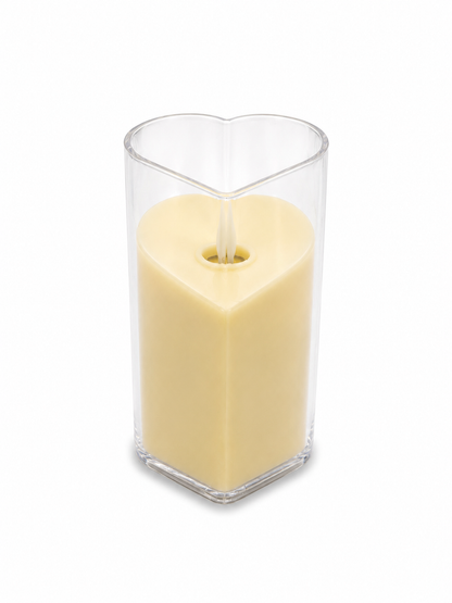 LED Candle – Large | Medium Heart Shape | Small | Elegant Decorative Lighting