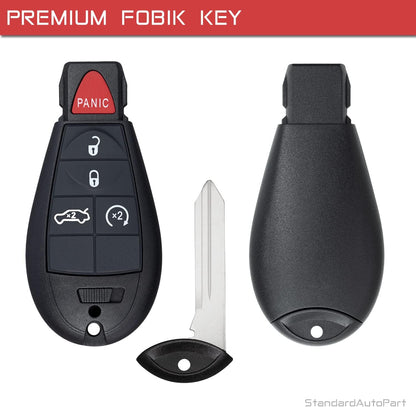 StandardAutoPart Premium Replacement Car Keyless Entry Remote for Grand Caravan Journey Durango Ram Town and Country 300 M3N5WY783X IYZ-C01C (2 Button)