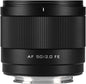 VILTROX 50mm f2.0 FE, 50mm f/2.0 e-Mount Full Frame Camera Lens Ultra Wide Angle Auto Focus Lens for Sony a7CR a7C a7CII a6700 ZV-E100 a6400 a6600 a7III a7IV
