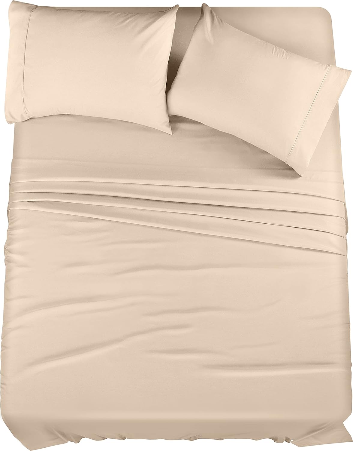 Utopia Bedding Queen Bed Sheet Set - 4 Piece Bedding - Soft Brushed Microfiber Fabric - Shrinkage & Fade Resistant - Easy Care (White)