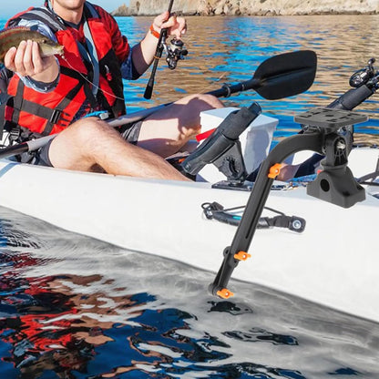 Kayaks Fish Finder Mounting Plate Electronic Mount Base Adapter for Kayaks Easy Installation Fish Finder Mount Base Adapter