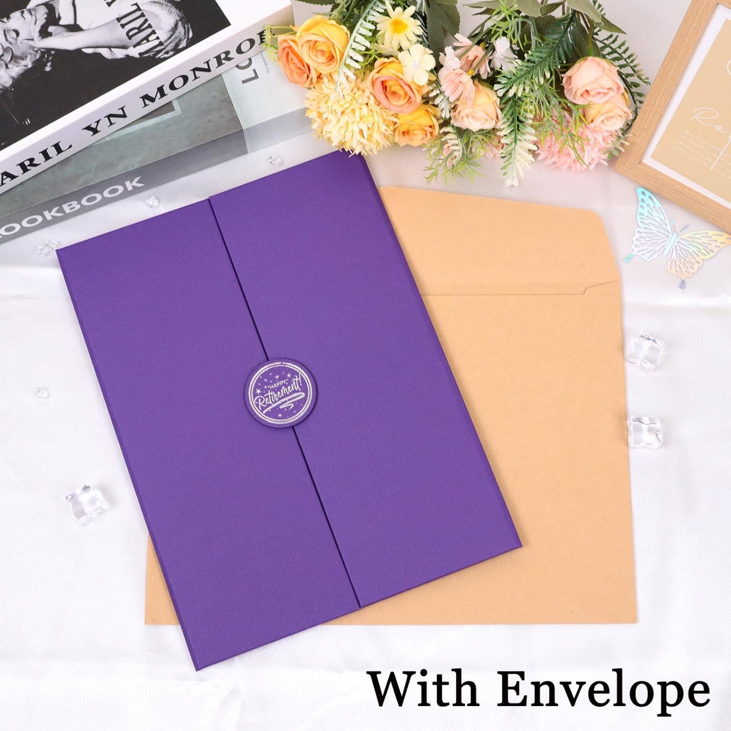 Roetyce Retirement Party Decorations, Funny Retirement Guest Book Alternative, Hapyy Retirement Decorations, Best Retirement Gifts for Women Men, Retirement Signature Board Book, Jumbo Retirement Card