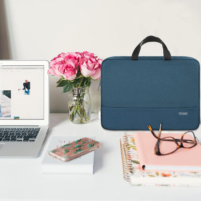 Ytonet Laptop Sleeve, 15.6 inch TSA Laptop Bag Laptop Case Water Resistant Computer Carrying Bag Compatible for Lenovo, HP, Dell, Asus Notebook, Gifts for Men Women, Grey