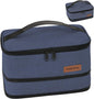 HOMESPON Expandable Lunch Bag for Men Women Insulated Lunch Box Holder with Handle for Picnics Work Travel (Blue)