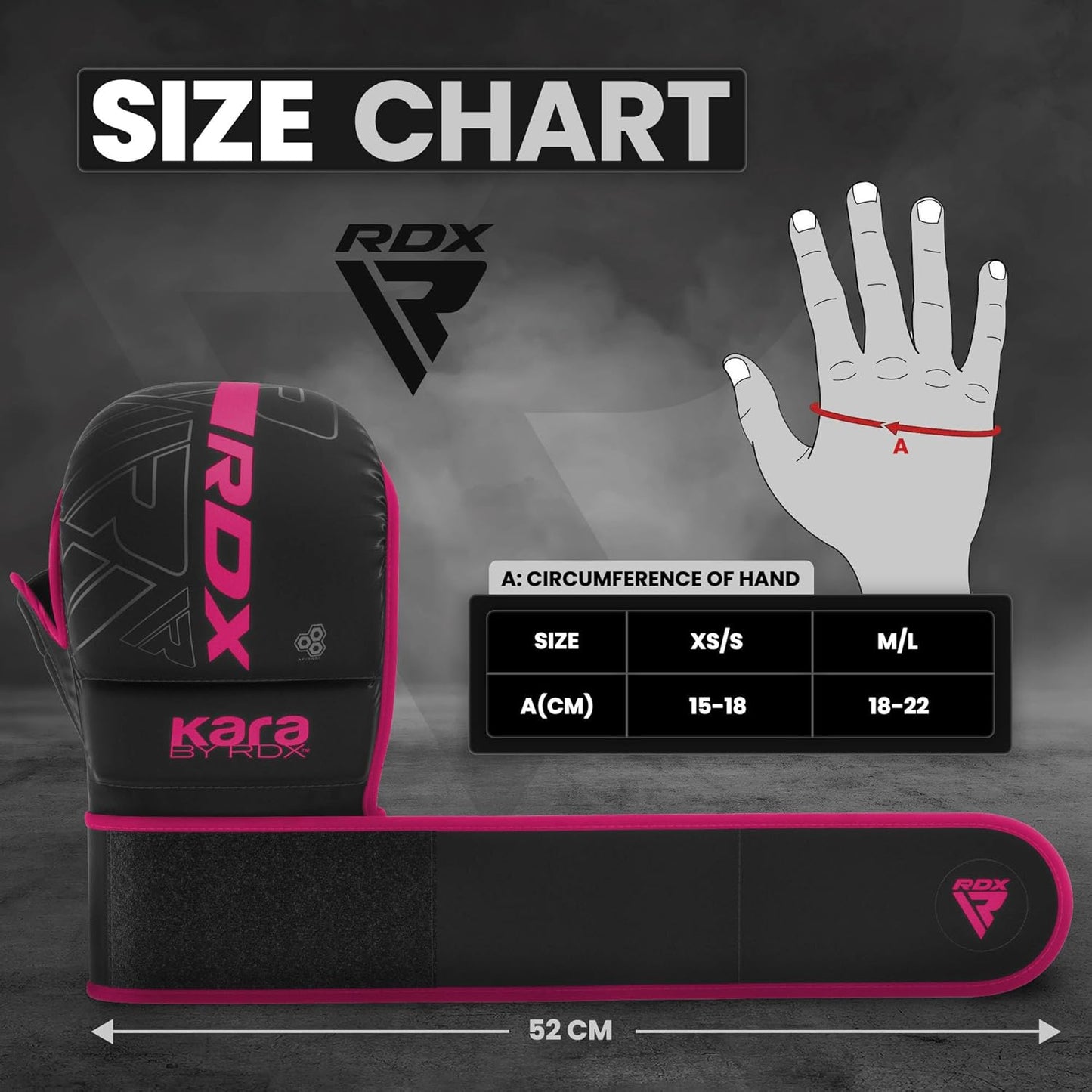 RDX MMA Gloves Sparring Grappling, Hybrid Open Palm Martial Arts Mitts Men Women, Maya Hide Leather Wrist Support, Cage Fighting Combat Sports, Muay Thai Training, Punching Bag and Kickboxing