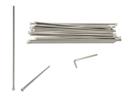 iexcell 25 Pcs M6 x 20mm Thread Pitch 1 mm Stainless Steel 304 Hex Socket Head Cap Screws Bolts Kit